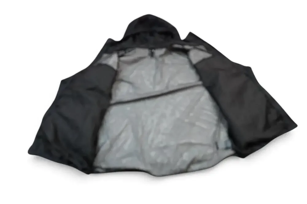 The North Face Jacket Mens 3XL Black DryVent Hooded Waterproof Full Zip Rain